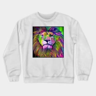 MULTI-COLOUR LION Crewneck Sweatshirt